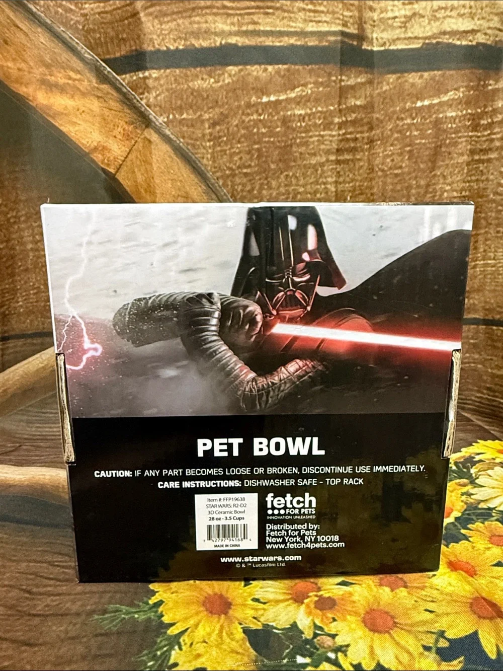 🆕Star Wars R2-D2 Pet Bowl - Light Blue, White, Blue, Red